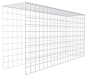 GABIONA De Culture Maille Gabion Pierre TYP4 Panier 200 x 100 x 50 cm, 10 x 10 cm de gabions