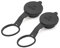 sourcingmap 2pcs Black Car Cigarette Lighter Socket Cover Cap 12V Outlet Lid