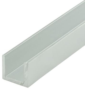 Outwater Mill Finish Alu847-M Lot de 4 profilés en U en aluminium de 1,27 cm de long