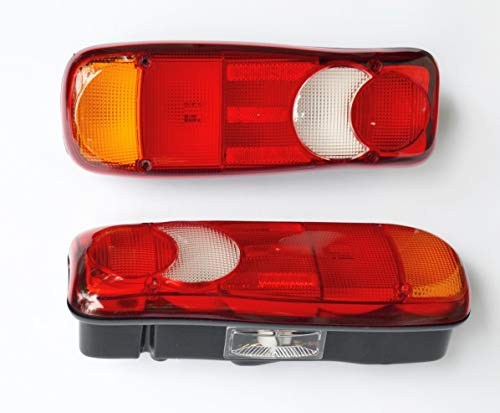 VNVIS 2 x Rückleuchten für Rückleuchten, 12 V/24 V, für Boxer LF XF Ducato Eurocargo
