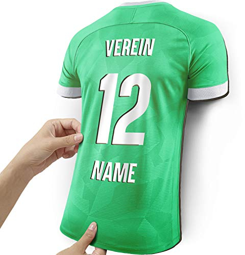 Elbeffekt Trikotlampe für Fürth Fans aus Holz - personalisierbares Geschenk - schenke Dein individuellen Fürth Fanartikel aus Echtholz