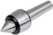 vidaXL Zentrierspitze MT4 Mitlaufende Körnerspitze Rollkörner Körner Spitzen Morsekegel für Drehbank Drehmaschine 60-Grad-Punkt 0,01mm