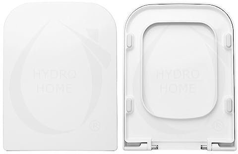 Hydro Home Aliseo Black toilet seat White enveloping thermosetting ceramic as original by HYDRO HOME