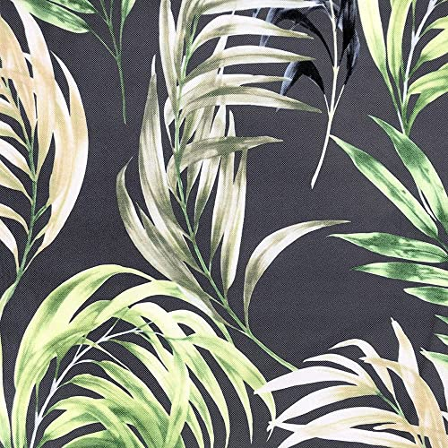 novely® OXFORD 210D | 1 lfm | Polsterstoff Geprintet Outdoor Dekostoff Wasserabweisend Reißfest | Palm Leafs