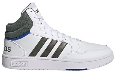 adidas Herren Cerchi 3.0 Mid Basketballschuh, Oxid Weiß Grün Team Royal Blue