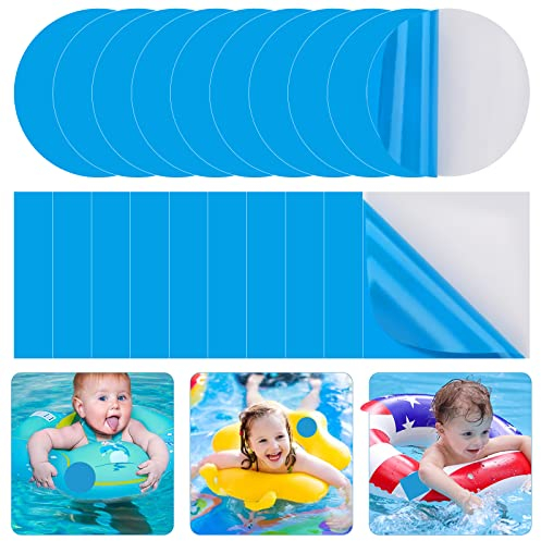 KATELUO 20 Stück Selbstklebende Reparaturflicken Pool,Pool Patches, Poolflicken Selbstklebend, Pool Flicken Selbstklebend Unterwasser, Reparatur Pool Flicken für Wasserbett, Aufblasbaren Sofas/Pools