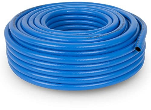 EBERTH Tuyau à air comprimé, tuyau d'air haute pression pour compresseur, longueur 40m, diamètre 13mm x 19mm (intérieur x extérieur), 20 bar, accessoires pour outils pneumatique sans raccord