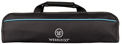 Milageto Sac à Couteaux Portable Outils de Cuisine Rangement de Transport de Transport, Bleu
