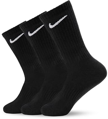 NIKE Men's Unisex U Nk Everyday Ltwt Crew 3pr Socks (pack of 1)