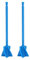 2 Pezzi Miscelatore Epossidico per Resina, Miscelatore per Pittura Pale per Trapano Miscelatore per Pittura Epossidica Miscelazione Epossidica Smalto Ceramico (Blu)