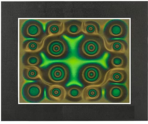 Geieold Magnetic Viewing Film,6X4 GrüNe Magnetfeld-Anzeigefolie,Magnetic Flux Display,Magnetic Field Detector,Reusable