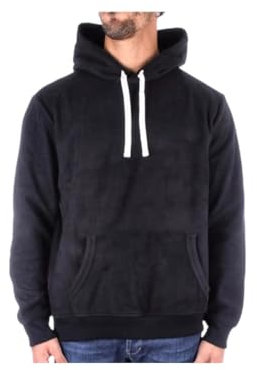 POLO RALPH LAUREN Felpa in COTONECON Zip E Cappuccio Ralph Lauren (XL, Nero)