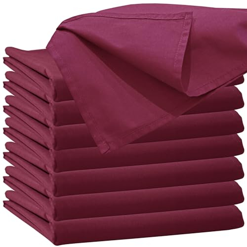 Glatte Bettlaken ohne Gummizug Bettlaken 100 x 200 cm Bordeaux Uni Baumwolle Einfache Klassische Hotel Bettücher ohne Spanngummi Laken Leintuch Haushaltstuch Doppelbett Singles Einzelbett
