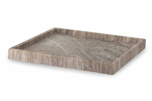 Majsa Tablett, Braun, Marmor