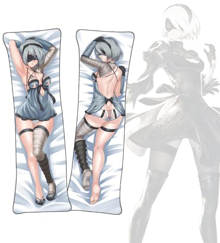 FDSAD Anime Kissenbezüge NieR: Automata 2B Anime Körper Kissen Dakimakura doppelseitiger Körperkissenbezug