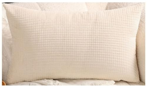Stretch Sofa Kissenbezug 40x60/50x70 Kissenbezüge 60x70, Kuschelkissen Bezug Zierkissenbezug Dekokissen Sofakissen mit Reißverschluss Kissenhülle 50x80 Dekorative ( Color : Beige , Size : 60x80 cm )