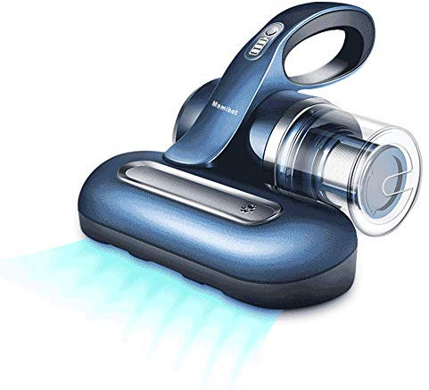 Mamibot Cordless Bed Vacuum Mattress Vacuum Cleaner,Handheld Bed Vacuum with HEPA Filter &253.7nm UV-C Light and High Heating,8000 Flapping Times/min for Bed, Sofa, Pillows,Light Weight UVLITE200