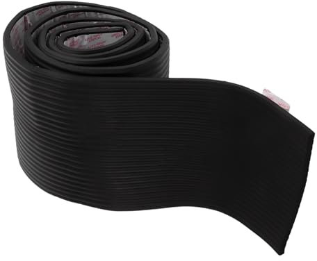 MOLUCKFU Gummi-Wandsockelleiste flexibel zum Abziehen und Aufkleben Wandverkleidung Eckenschutz selbstklebender Kantenstreifen Wandschutz für Zuhause und Garage