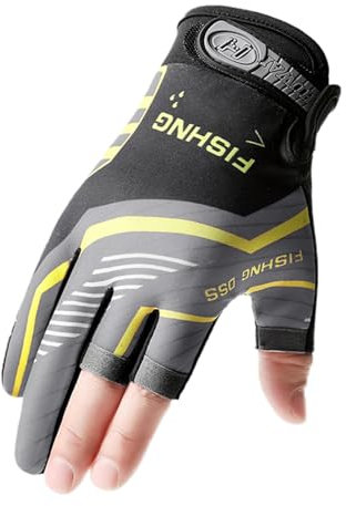 Fruusv Angelhandschuhe für Damen, rutschfeste Angelhandschuhe, Sonnenschutzhandschuhe, Damen-Fliegenfischhandschuhe, Anti-Rutsch-Motorradhandschuhe, Outdoor-Sporthandschuhe für Damen, Wanderhandschuhe