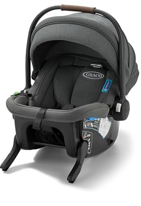 Graco Gomax Kinderautositz, basloser Autositz mit Baldachin, nach hinten gerichtet, leichter Autositz