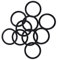 Goufride 50mm x 5mm Nitrilkautschuk O Ring NBR oeldichtung 10 Stueck