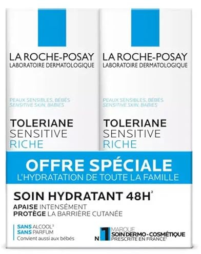 La Roche-Posay Tolériane Sensitive Riche Pack of 2 x 40 ml