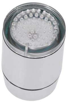 LED Lichtarmatur Wasserbetrieben 7-farben für Waschbeckenarmatur | Sprungwechsel Funktion, Kunststoff mit Kupferoptik, für Küchenarmatur, Luxushotels und Freizeit