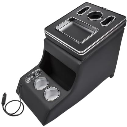 Console Accoudoir Accoudoir Central Noir Clair AP02 pour Benz pour Vito W447 2016-2021 Boîte Accoudoir Voiture Console Centrale