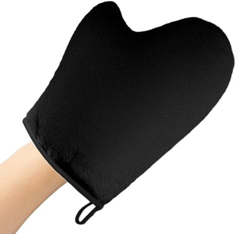 Selbstbräuner-Handschuh Selbstbräuner Applikator | Maschinenwaschbarer Wiederverwendbarer Ultraweicher Flocke-Applikator Für Lotionen Mousse Sprühnebel Gesicht & Körper