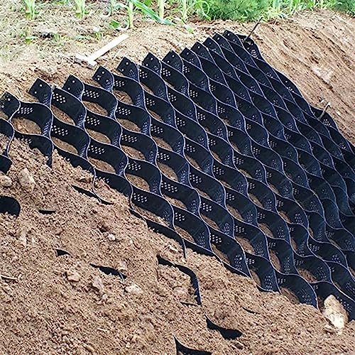 Générique Système de stabilisation de Gravier Robuste de 2 Pouces d'épaisseur, résistance de 1800 LB/pi² pour allées piétonnes, allées carrossables, pentes et Jardins, Dimensions : 1 x 8 m (3,3 x 26