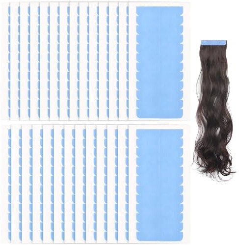 324 Stück Extensions Tape In Klebestreifen Tapes Klebestreifen Extensions Slim And Lightweight Design Natürlich Unsichtbar Wasserfest Geeignet Für Perücken Und Haarverlängerungen (Blau)