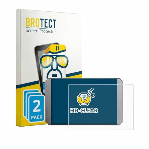 BROTECT 2 Stück Schutzfolie für Windmeile KT-LCD8H Displayschutz Folie Made in Germany, Ultra-Klar