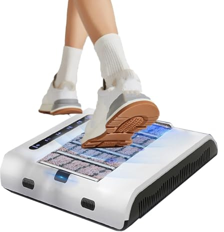 Fully Automatic Induction Shoe Polisher & Sole Cleaning Machine, Rechargeable Cordless Electric, for Home Hotel Office Gym Entryway