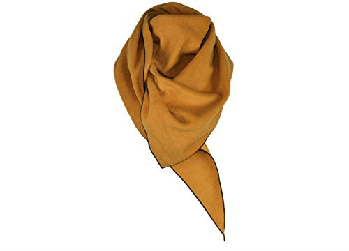 dunkle design Dreieckstuch Gelb Fleece