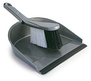 Bentley Industrial P8001/S Large Quality Dustpan and Brush Set, Silver