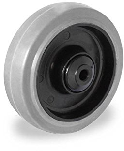Einbaurad 100 mm Elastik grau