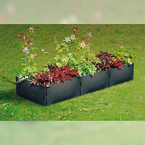 Beckmann BCO Verlängerung für Variables Hochbeet Größe 1 Höhe 25 cm Anthrazit