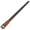 Anygig E-Bass Practikal Tragbar Reise 101CM 1.6KG Braun 34 Vollausschlag mit Gigbag Linkshänder