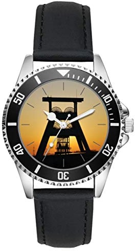 KIESENBERG Geschenk Zeche Bergmann Ruhrpott Bergbau Uhr L-20476