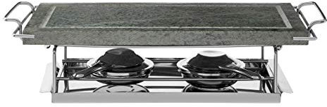 Hot Stone Tabletop Griddle, Green Marble/Metal