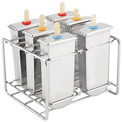 Moule à crème glacée, kit de fabrication de machine à crème glacée en acier inoxydable avec plateau pour la cuisine à domicile Moule à crème glacée bricolage outils de fabrication populaires