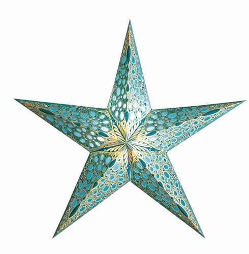 Earth Friendly starlightz Festival Turquoise Leuchtstern