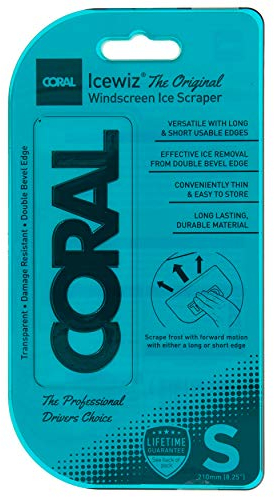 CORAL 69520 Icewiz - Rascador de Hielo y descongelante rápido para Parabrisas de Coche, 20,8 cm