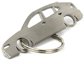 Streetculture Schlüsselanhänger CarShape aus Edelstahl Motorsport Performance Leon 1M Car Shape