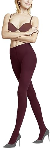 FALKE Damen Pure Matt 50 DEN Strumpfhose halb blickdicht matt reißfest druckfreier Komfortbund Feinstrumpfhose verstärkte Fußspitze feiner Naht feines weiches Material 1 Stück, Rot (Burnt Siena 8413), S