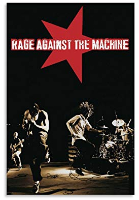 LIANGBO Rage Against The Machine 1992 Leinwand Kunst Poster und Wandkunst Bilddruck Moderne Familienzimmer Dekor Poster 12x18inch(30x45cm)