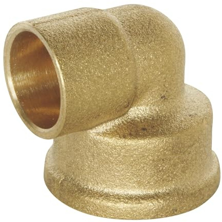 SOMATHERM FOR YOU - Coude laiton à souder - Femelle 15/21 - Pour tube cuivre Ø14 - Sachet de 2 pièces