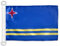 AZ FLAG Bootsflagge Aruba - 45x30 cm - Aussenverwendung - Aruba Bootsfahne aus Gestricktem Polyester mit Plastikringen