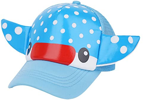 AIEOE Cappellino Bambino da Baseball con Visiera con Berretto all'aperto per Bambini per Animali di Piccola Taglia per Bambini Estivo Regolabile Adatto per 3-4 Anni Balena1
