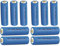 TRANGO 10er Pack 999-AA/10 - Mignon AA 3,2V wiederaufladbare Akku 800mAh - Hochleistung Lithium Batterien speziell für Solarlampen, Lichterketten, Solarleuchte, Alarmanlagen usw.